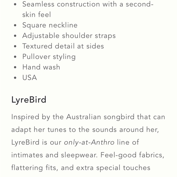 Anthropology Renna Square Neck Bralette Women's Blue Penguin Print - Picture 3 of 4